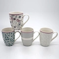 Dotted ceramic soup plate